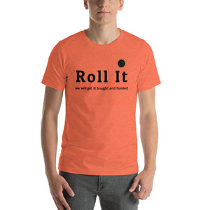 Roll It Auto Sales Wear Car Biz SPIFFS Short-Sleeve Unisex T-Shirt